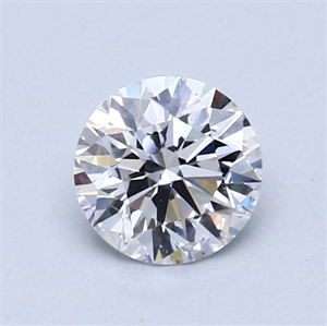 Picture of 0.64 Carats, Round Diamond with Excellent Cut, D Color, VS2 Clarity and Certified by GIA