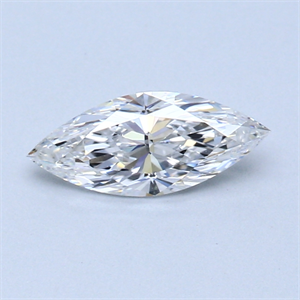 Picture of 0.65 Carats, Marquise Diamond with  Cut, D Color, VVS1 Clarity and Certified by GIA