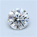 0.67 quilates, Redondo Diamante , Color E, claridad SI1 y certificado por GIA