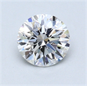 0.80 quilates, Redondo Diamante , Color E, claridad VVS2 y certificado por GIA