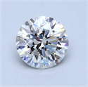 1.00 Carats, Round Diamond with Very Good Cut, E Color, VS1 Clarity and Certified by GIA