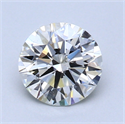 1.00 Carats, Round Diamond with Excellent Cut, J Color, SI1 Clarity and Certified by GIA