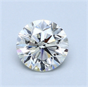 1.00 Carats, Round Diamond with Good Cut, H Color, VVS1 Clarity and Certified by GIA