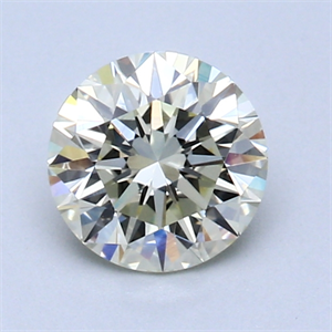 Picture of 1.00 Carats, Round Diamond with Very Good Cut, N Color, VS1 Clarity and Certified by GIA