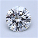 1.00 quilates, Redondo Diamante , Color E, claridad VS2 y certificado por GIA