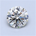1.00 quilates, Redondo Diamante , Color J, claridad VVS2 y certificado por GIA