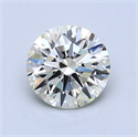 1.00 Carats, Round Diamond with Excellent Cut, I Color, VVS1 Clarity and Certified by EGL