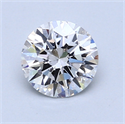 1.01 Carats, Round Diamond with Excellent Cut, D Color, SI1 Clarity and Certified by GIA