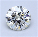 1.02 quilates, Redondo Diamante , Color K, claridad VS1 y certificado por GIA