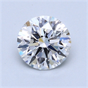 1.03 Carats, Round Diamond with Excellent Cut, D Color, VS2 Clarity and Certified by GIA