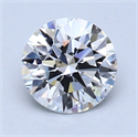 1.12 Carats, Round Diamond with Excellent Cut, D Color, SI1 Clarity and Certified by GIA