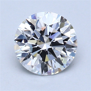 Picture of 1.12 Carats, Round Diamond with Excellent Cut, D Color, SI1 Clarity and Certified by GIA