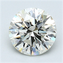 1.50 Carats, Round Diamond with Excellent Cut, H Color, VS1 Clarity and Certified by EGL