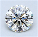 1.68 Carats, Round Diamond with Excellent Cut, J Color, VVS1 Clarity and Certified by GIA