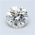 0.86 Carats, Round Diamond with Very Good Cut, G Color, SI1 Clarity and Certified by GIA