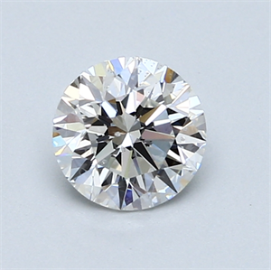 Picture of 0.85 Carats, Round Diamond with Very Good Cut, E Color, SI1 Clarity and Certified by GIA