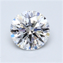 0.82 quilates, Redondo Diamante , Color D, claridad SI1 y certificado por GIA