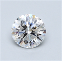 0.82 Carats, Round Diamond with Very Good Cut, D Color, SI2 Clarity and Certified by GIA