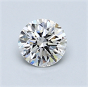 0.80 Carats, Round Diamond with Very Good Cut, E Color, SI1 Clarity and Certified by GIA