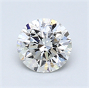 0.80 Carats, Round Diamond with Very Good Cut, G Color, SI1 Clarity and Certified by GIA