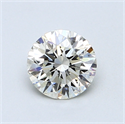 0.79 quilates, Redondo Diamante , Color H, claridad VS1 y certificado por EGL
