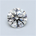 0.77 Carats, Round Diamond with Excellent Cut, I Color, SI1 Clarity and Certified by GIA