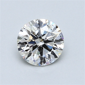 Picture of 0.77 Carats, Round Diamond with Excellent Cut, I Color, SI1 Clarity and Certified by GIA