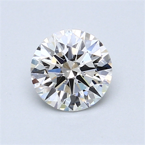 Picture of 0.75 Carats, Round Diamond with Excellent Cut, F Color, VVS2 Clarity and Certified by GIA