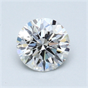 0.74 Carats, Round Diamond with Excellent Cut, G Color, VS2 Clarity and Certified by GIA
