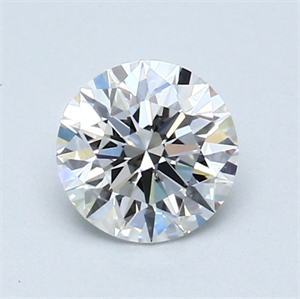 Picture of 0.74 Carats, Round Diamond with Excellent Cut, G Color, VS2 Clarity and Certified by GIA