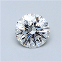 0.73 Carats, Round Diamond with Excellent Cut, F Color, VS2 Clarity and Certified by GIA