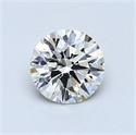 0.73 Carats, Round Diamond with Excellent Cut, J Color, VS1 Clarity and Certified by GIA