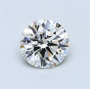 Picture of 0.73 Carats, Round Diamond with Excellent Cut, J Color, VS1 Clarity and Certified by GIA