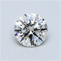 0.72 Carats, Round Diamond with Excellent Cut, G Color, SI1 Clarity and Certified by GIA