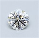 0.71 Carats, Round Diamond with Excellent Cut, F Color, VS2 Clarity and Certified by GIA