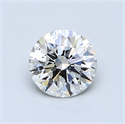 0.71 Carats, Round Diamond with Excellent Cut, G Color, SI1 Clarity and Certified by GIA
