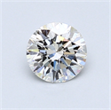 0.71 quilates, Redondo Diamante , Color G, claridad SI1 y certificado por GIA