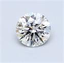 0.71 Carats, Round Diamond with Excellent Cut, G Color, VS2 Clarity and Certified by GIA