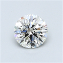 0.71 Carats, Round Diamond with Very Good Cut, I Color, SI1 Clarity and Certified by GIA