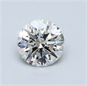 0.71 Carats, Round Diamond with Excellent Cut, H Color, SI1 Clarity and Certified by GIA