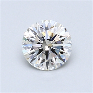 Picture of 0.71 Carats, Round Diamond with Excellent Cut, H Color, SI1 Clarity and Certified by GIA