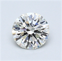 0.71 Carats, Round Diamond with Excellent Cut, F Color, VS2 Clarity and Certified by EGL