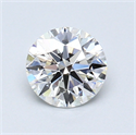 0.70 Carats, Round Diamond with Excellent Cut, G Color, VS1 Clarity and Certified by GIA