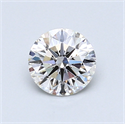 0.70 Carats, Round Diamond with Excellent Cut, G Color, SI1 Clarity and Certified by GIA