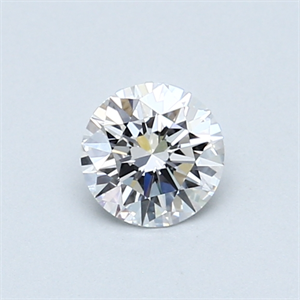 Picture of 0.47 Carats, Round Diamond with Excellent Cut, D Color, VVS2 Clarity and Certified by GIA