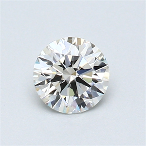 Picture of 0.47 Carats, Round Diamond with Excellent Cut, I Color, IF Clarity and Certified by GIA