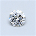 0.46 Carats, Round Diamond with Very Good Cut, E Color, VS2 Clarity and Certified by GIA