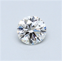 0.46 quilates, Redondo Diamante , Color G, claridad VVS1 y certificado por GIA