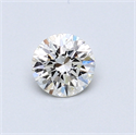 0.46 Carats, Round Diamond with Very Good Cut, H Color, VS1 Clarity and Certified by GIA
