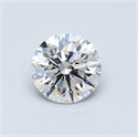 0.45 Carats, Round Diamond with Very Good Cut, F Color, VS2 Clarity and Certified by GIA
